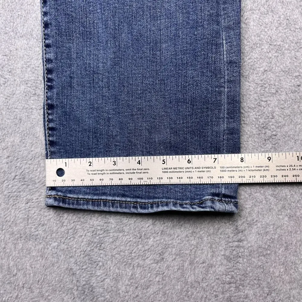 lee extreme motion straight leg jeans blue 40x30